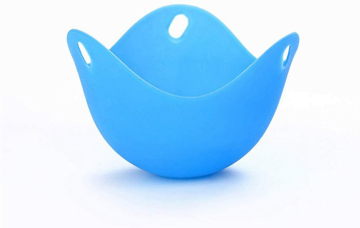 Silicone Egg Poachers Poaching Poach Pods Kitchen Buy 1 or More Blue