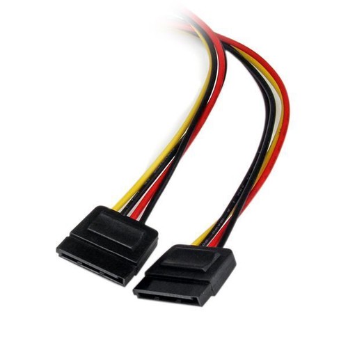 STARTECH PYO2LP4SATA 12" LP4 TO 2X Y CABLE SATA POWER - Picture 3 of 3