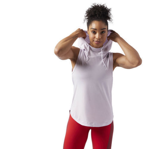 Reebok Women's Workout Sleeveless Hoodie , XL , ColorQuartz 191521237751 eBay