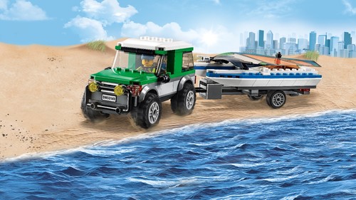 LEGO® City 60149 Geländewagen mit Katamaran NEU OVP_ 4x4 with Catamaran NEW NRFB - Bild 9 von 12