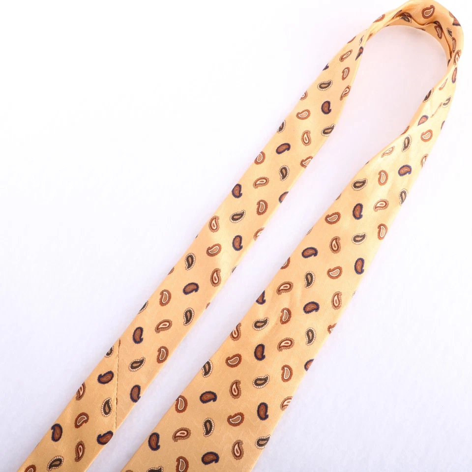 Jos. Corbata amarilla de seda A Bank Foto 4 de 4