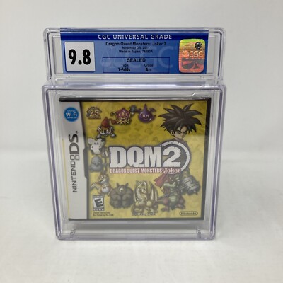 Dragon Quest Monsters Joker 2 Nintendo DS Sealed CGC Graded 9.8 A++