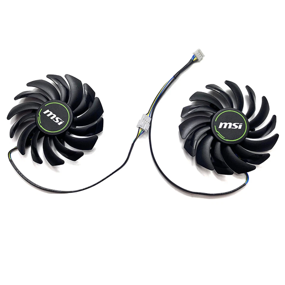 PLD09210S12HH Graphics Card Cooling Fan for MSI RTX2060 SUPER 8GB VENTUS Black - Image 2 of 4