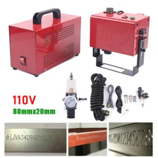Pneumatic Dot Peen Marking Machine VIN Code Number Engraving Embossing Stamping