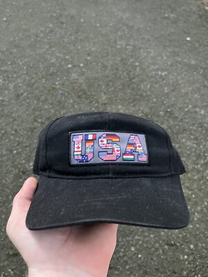 Vintage 90's USA SPEEDO Baseball Cap Swim Snapback