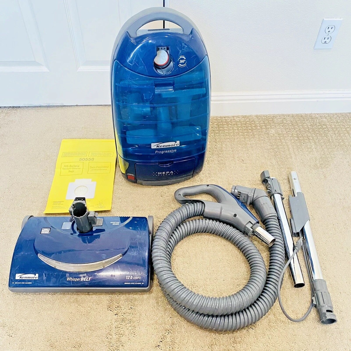Kenmore Progressive 360 True Hepa Filter Model 116 Canister Vacuum
