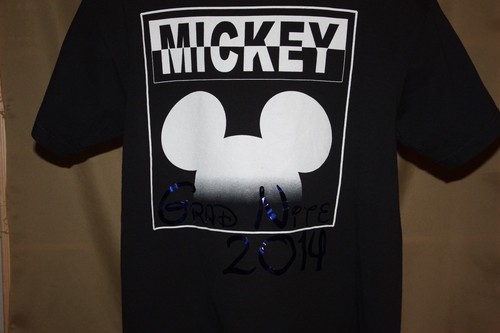Disney Mickey mouse Grad night 2014 short sleeve T-shirt size Large - Picture 4 of 7