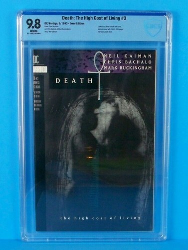 Death: The High Cost of Living DC 1993 Signed set #1, 2, 3 + error #3 CBCS 9.8 - Picture 10 of 12