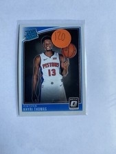 2018-19 OPTIC RATED ROOKIE #173 KHYRI THOMAS RC DETROIT PISTONS