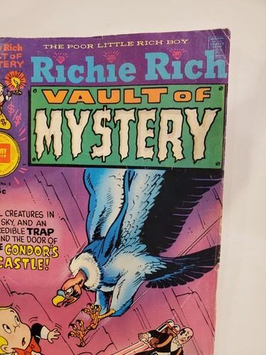 Richie Rich Vault of Mystery #5 Gloria Cadbury Reginald Dot 25 Cent 1975 Harvey - Picture 5 of 7