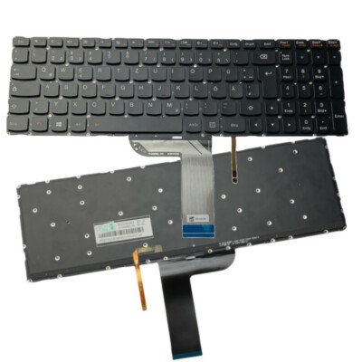 Orig Laptop Tastatur Deutsch QWERTZ für Lenovo Yoga 500-15IBD 500-15ISK Backlit