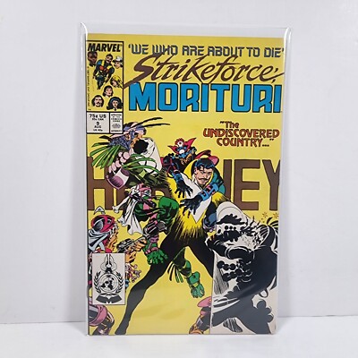 Strikeforce: Morituri #9 (Aug. 1987) Comic Book Marvel Comics Newsstand