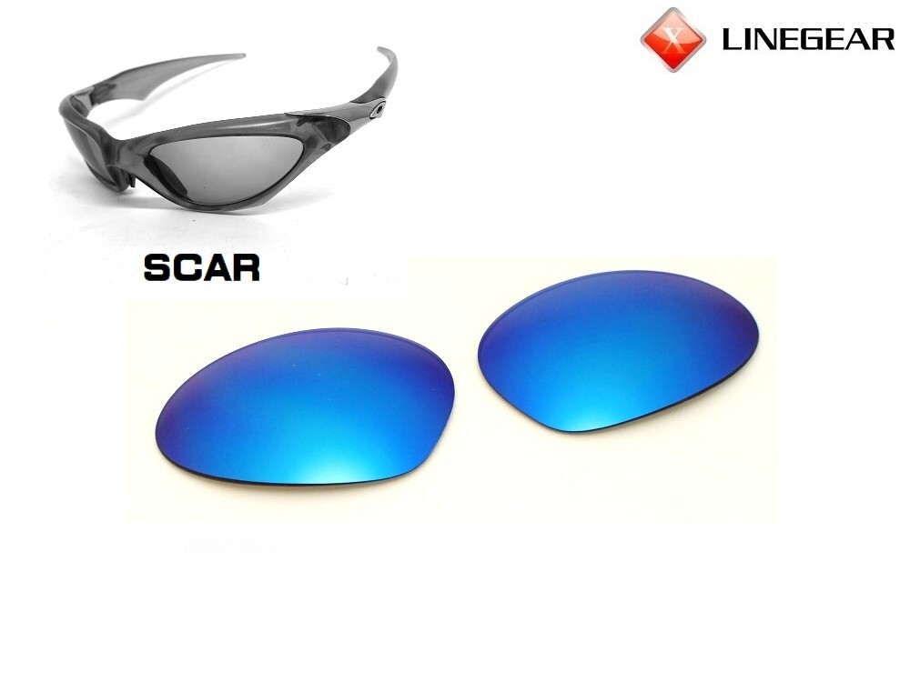 LINEGEAR Saxe Blue - Non Polarized Lens for Oakley Scar [SC-SB] | eBay