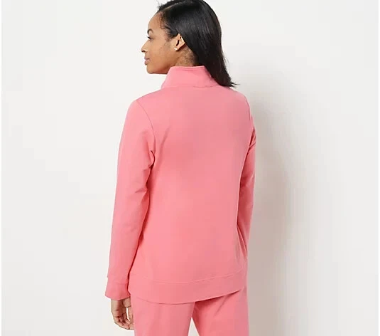 Sudadera Studio Park x Leah Williams 1/4 cremallera felpa francesa-azul marino-mediana-A492433 Foto 2 de 3