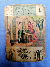 Ancienne carte de tarot Français, divinatoire 1890 Grand le Normand Grimaud