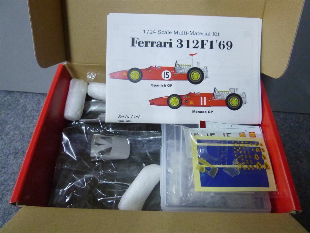MFH Model Factory HIRO 1/24 Ferrari 312 F1-69 Monaco GP MFH Model Factory HIRO 1/24 Ferrari 312 F1-69 Monaco GP