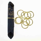 10 Serviettenringe shabby look Kunststoff Ø5,5cm Hochzeit Taufe Kommunion