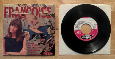 45 7'' FRENCH EP FRANCOISE HARDY JE VEUX QU'IL REVIENNE