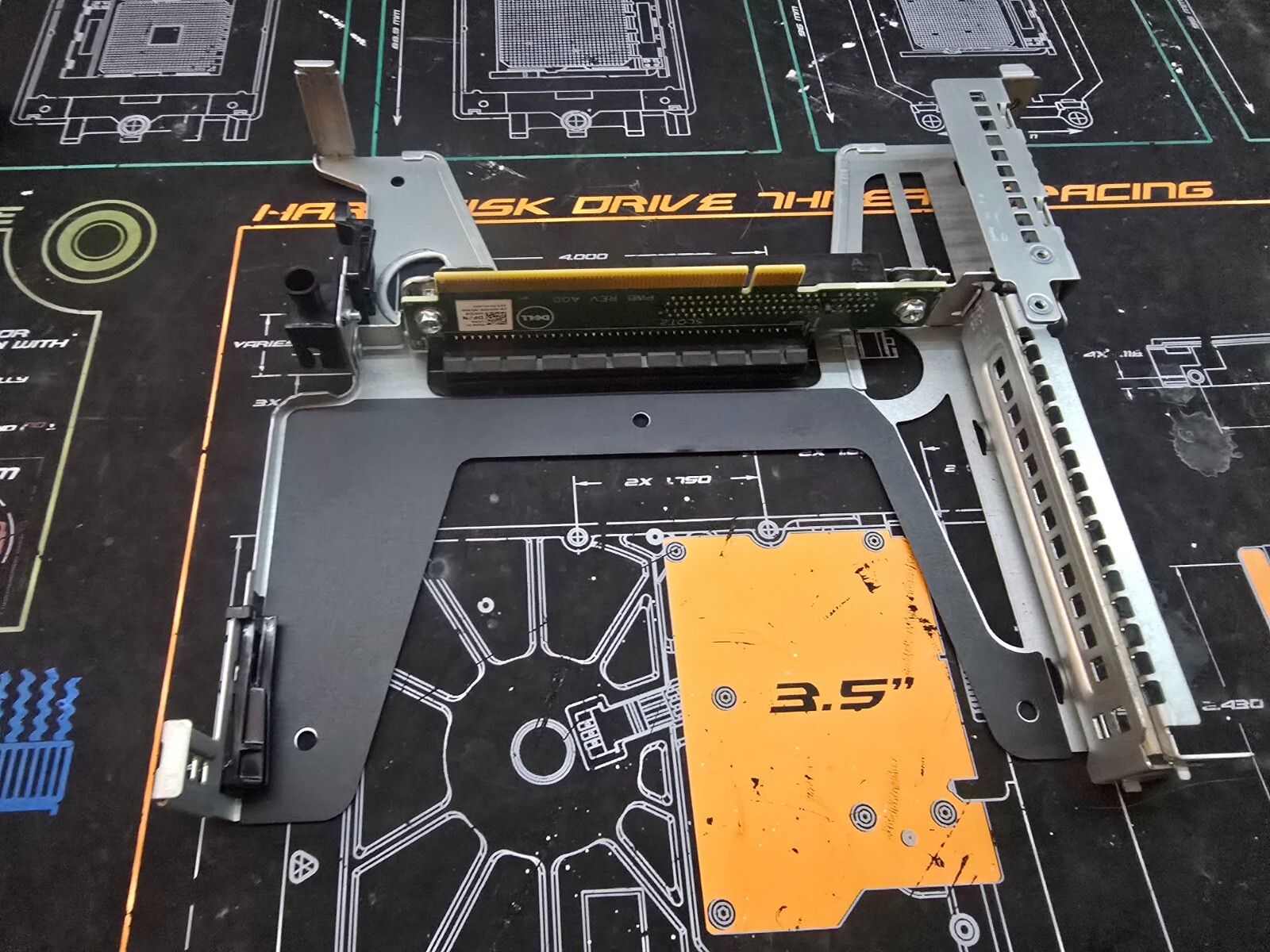 R330 Riser Dell POWEREDGE R230 R330 Riser Card Board With Bracket 593d8 0593d8 for ...