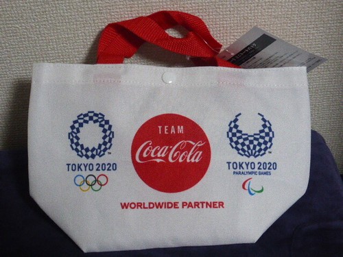 Tokyo Olympics 2020 Coca Cola Lunch Bag Coke small tote bag - Picture 3 of 6