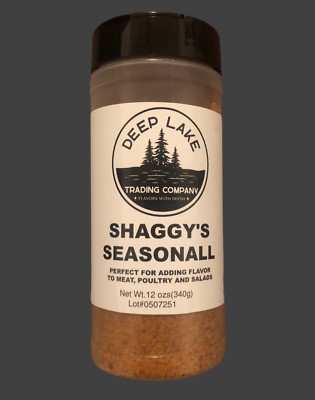 Shaggy s Seasonall All-Purpose Seasoning-12 oz Bottle BBQ, Grilling, Meat