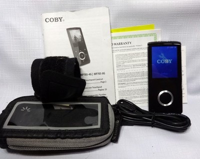 Coby MP705 4GB Digital Media MP3 Player Black