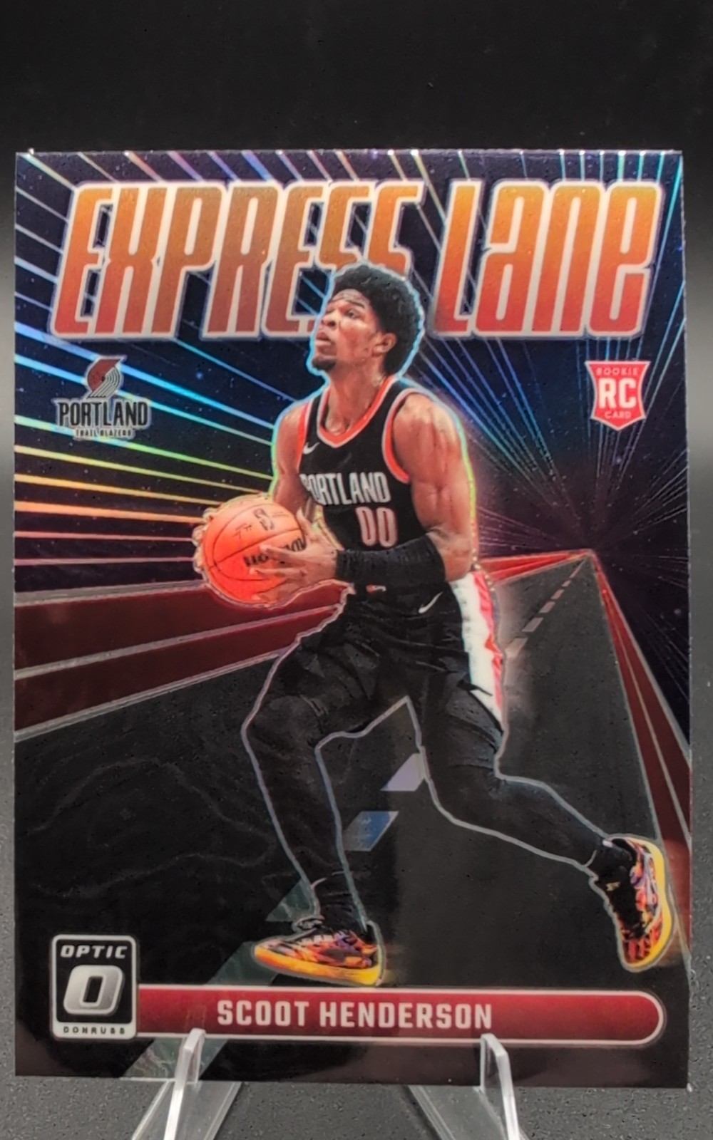 2023-24 Panini Donruss Optic - Express Lane Scoot Henderson #14 Holo Prizm (RC)