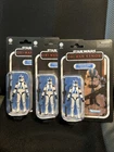 3 STAR WARS VINTAGE COLLECTION CLONE TROOPER 501ST LEGION FIGURES  VC240  Lot