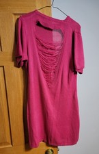 Pink Short Sleeve Sweater Dress XL Shein Curve Womens