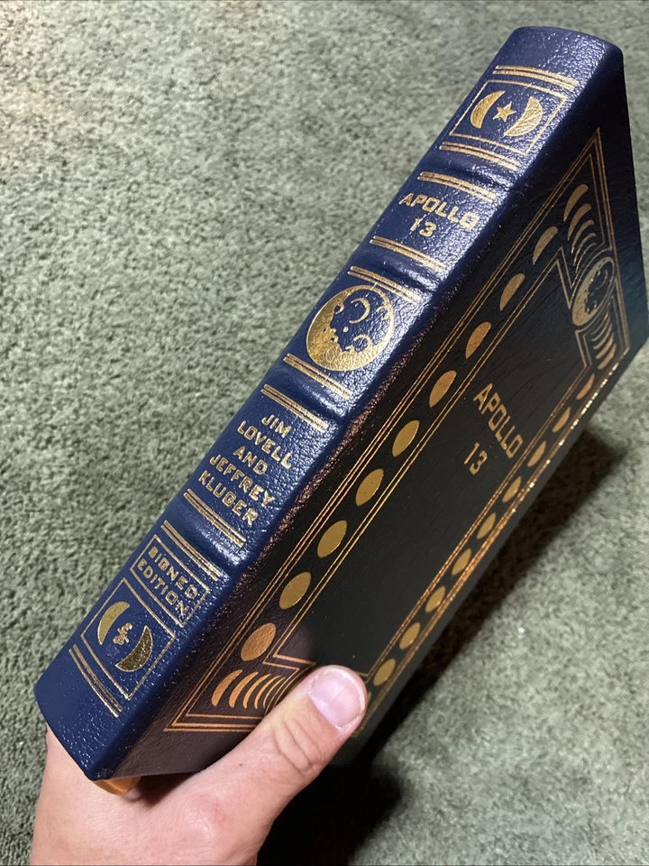 EASTON PRESS - Apollo 13 - Lovell & Kluger SIGNED First 1st Leather NASA - Image 4 of 4