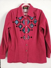 Bob Mackie wearable art jacket embroidered Medium New