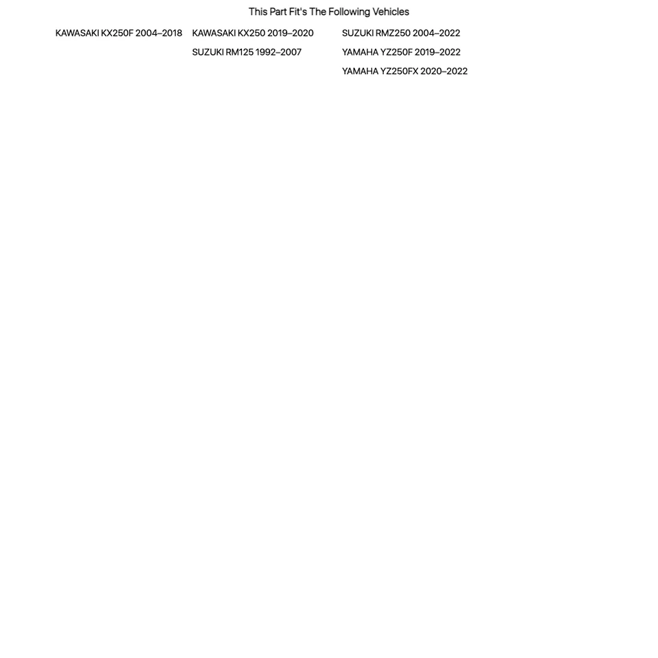 Juego de placas de embrague Hinson fricción para Suzuki RM125 1992-2007 Foto 3 de 3