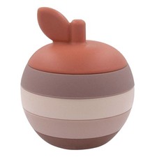 Living Textiles Silicone Apple Stacking Baby Toy