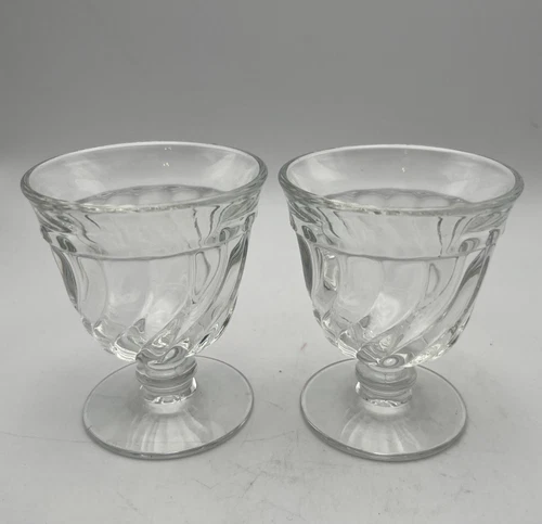 Colony by FOSTORIA  Set Of 2 Oyster/Fruit Cocktail Glass 3 3/8" EUC