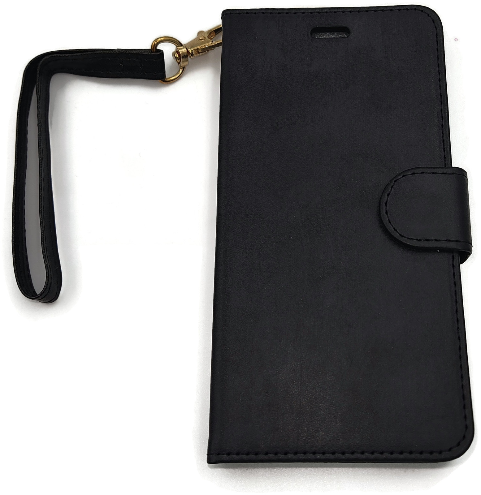 Blackweb Wallet Case With Wristlet For Iphone 7/8 Plus Black