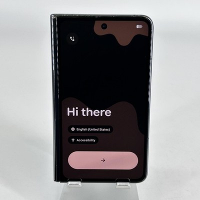 Google Pixel Fold Obsidian 256GB Unlocked - Screen Separation/ Bent Frame - Fair