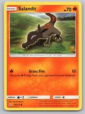 2019 POKEMON SALANDIT UNBROKEN BONDS 30/214 C LP A85566 FREE S&H