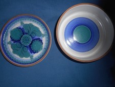 KMK Vintage 70er Jahre Deckeldose Bratschenmuster 6" Durchmesser West Germany