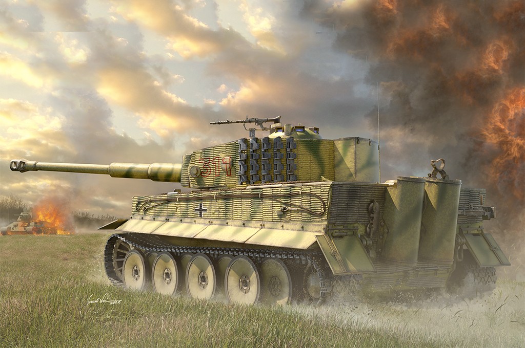 Trumpeter 00944 PZ.KPFW.VI AUSF.E SD.KFZ.181 TIGER I MEDIUM PRODUCTION 1/16 Kit