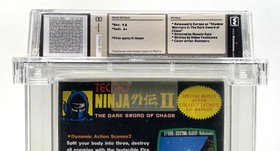 Ninja Gaiden 1 2 3 Set New 1988 Nintendo NES Factory Sealed WATA Graded TOP POP