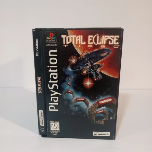 Total Eclipse Turbo Long Box (Sony PlayStation 1, 1995) PS1 Complete CIB Tested