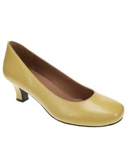 ARRAY FLATTER Womens Yellow Pumps Size 5 M