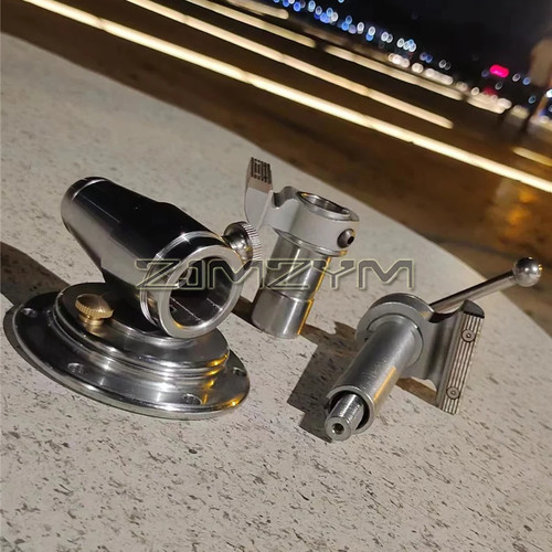 Abrazadera de acero pequeña 2 pulgadas calibre 45 tornillo de acero para uso en mesa, giratorio - Imagen 3 de 14