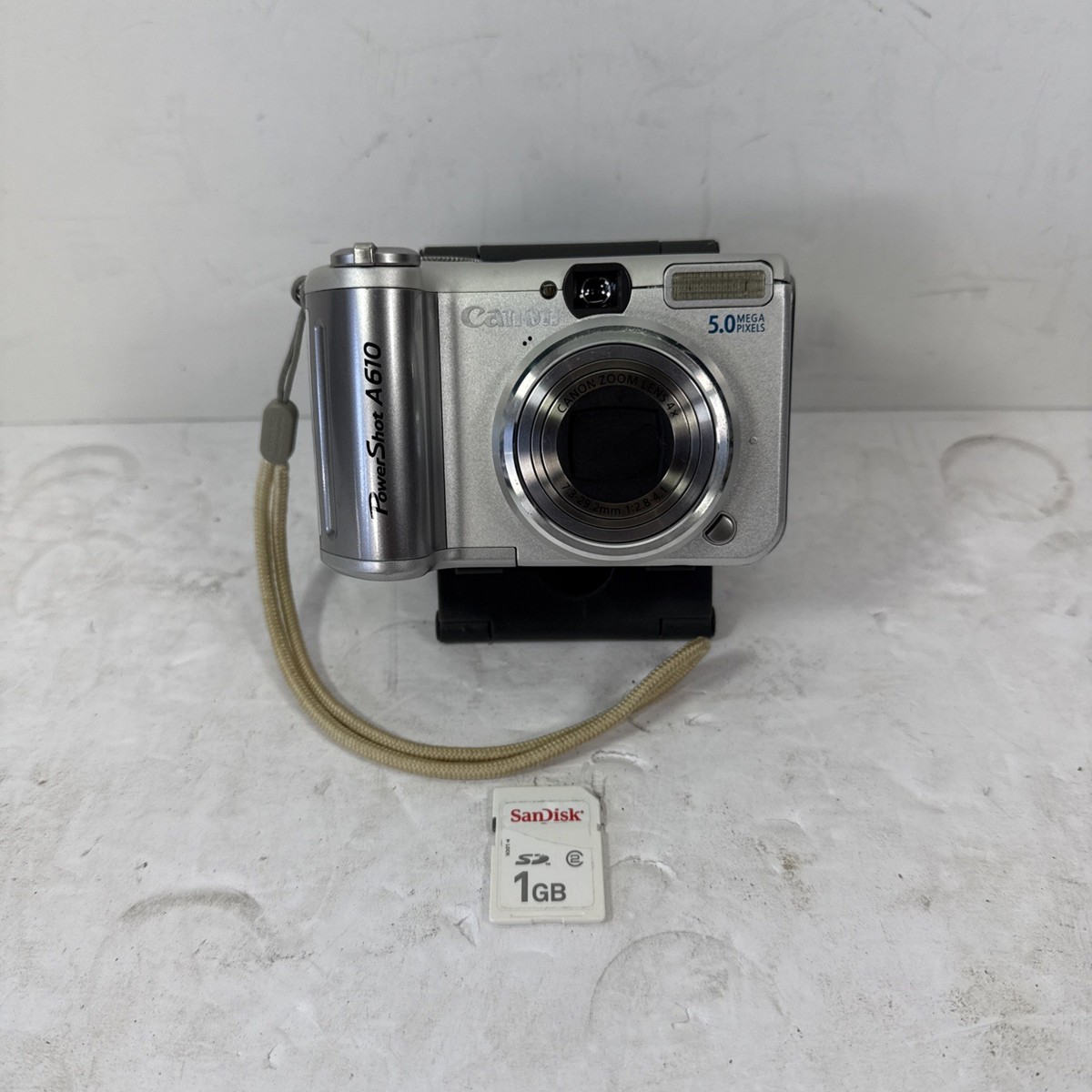 ⚠️READ⚠️ Canon PowerShot A610 5.0MP Silver Digital