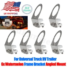6pcs Watermelon Light Frame Bracket Angled Mount Billet Clamp Angled 45 degree