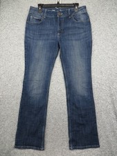 Wrangler Jeans Womens 11x32 Blue Boot Cut Stretch Denim Mid Rise Classic D2