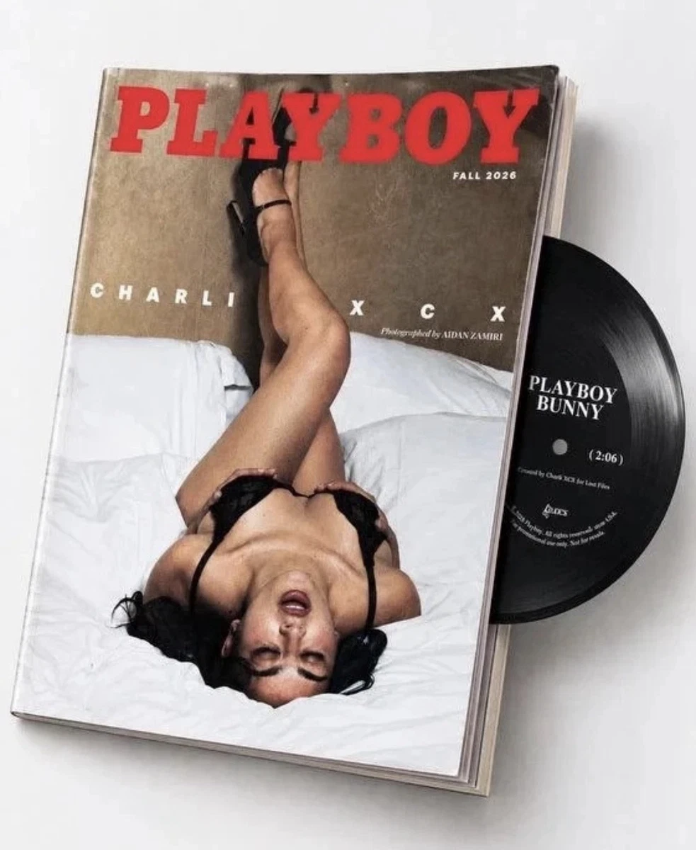 CHARLI XCX PLAYBOY BUNNY FLEXI DISC 7" VINYL MINT