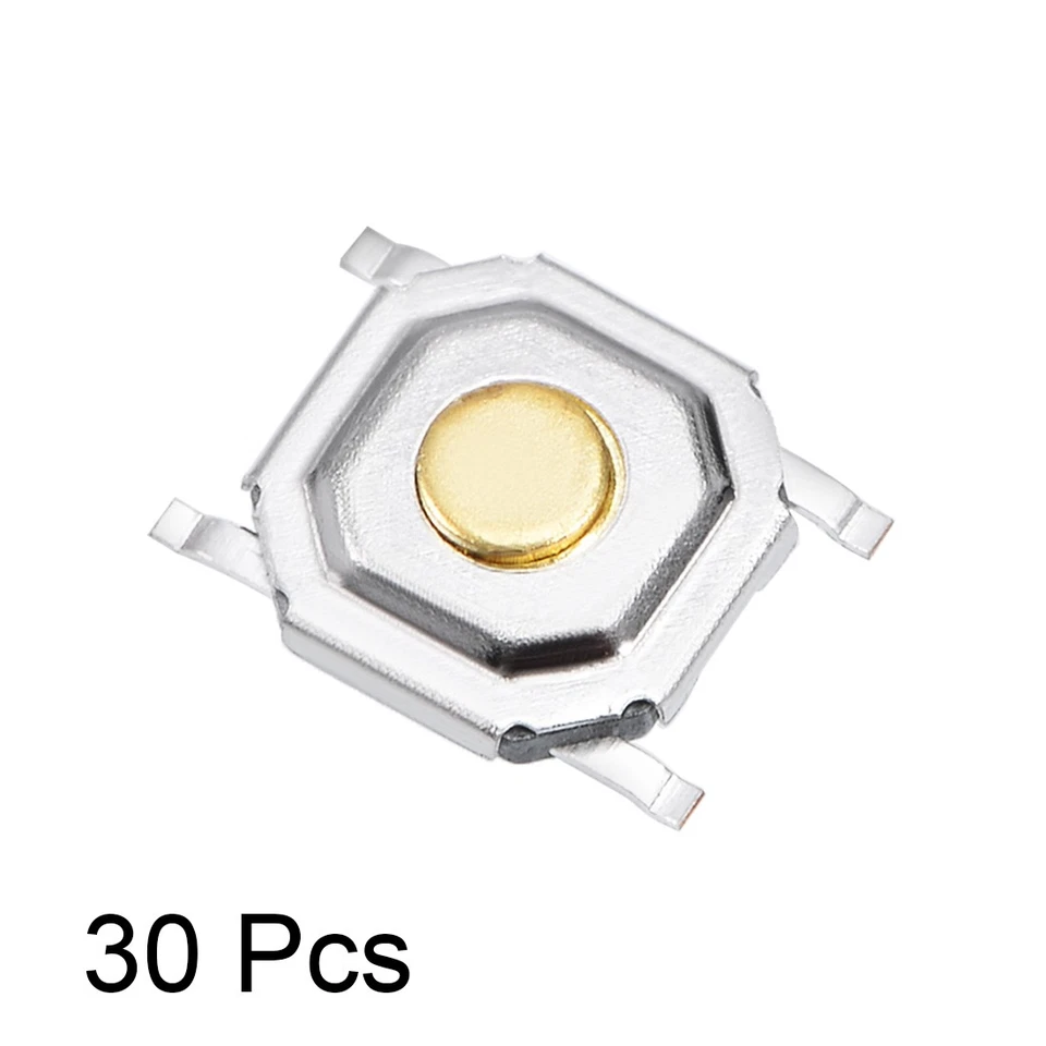 35PCS 5x5x1.5mm Momentary Panel PCB SMT Push Button SPST Tactile Tact Switch - Image 2 of 4