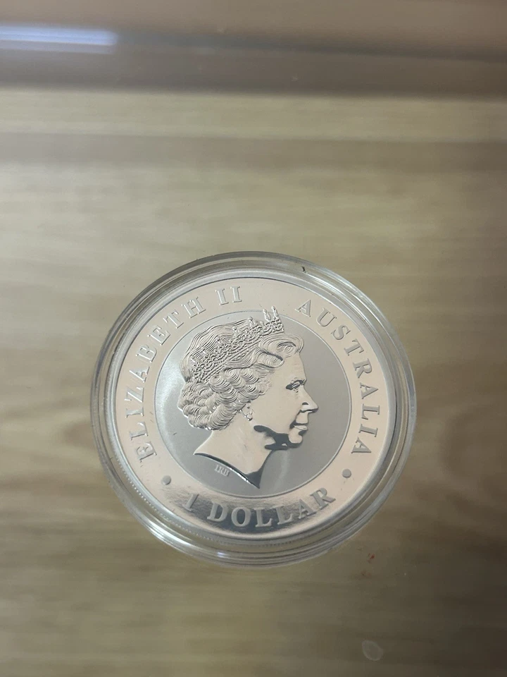 Moneda de koala y bebé Australia 2011 1 oz .999 prueba plata en cápsula prueba BU Foto 2 de 2