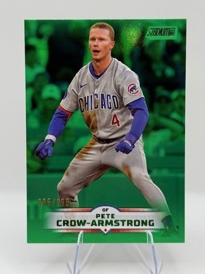   Pete Crow-Armstrong Green /199 #86 Cubs 2025 Topps Stadium Club SSP SN
